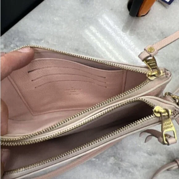 Louis Vuitton Empriente Double Pochette rose - Picture 5 of 15